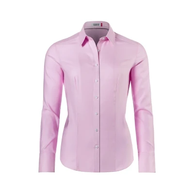 Immagine di Vincenzo Boretti Tailliert SOFT Oxford Camicia, Donna, Taglia: 42, Rosa