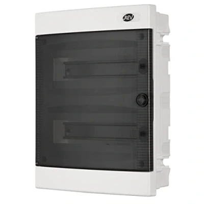 Immagine di REV Ritter 0515505555 Distributore ad incasso con porta trasparente, a 2 file, colore: trasparente/bianco