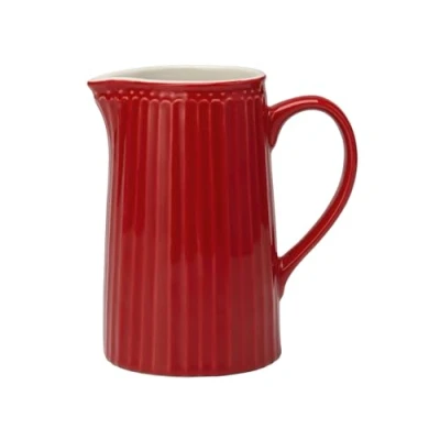 Immagine di GREENGATE Caraffa Brocca in gres porcellanato ALICE rosso 1L