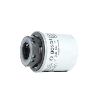 Immagine di BOSCH F 026 407 181 Filtro olio 3/4&quot; 16 UNF 2B con due valvole blocco arretramento ad avvitamento VOLKSWAGEN: Scirocco III, Touran I