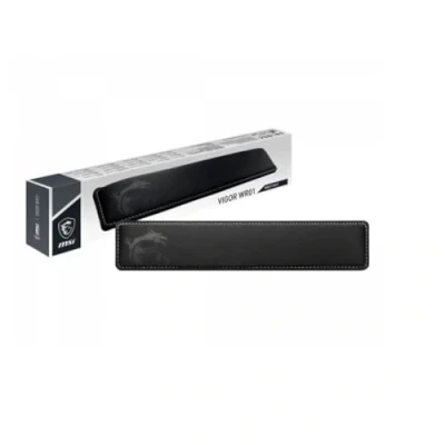 Immagine di MSI Vigor WR01 Poggiapolsi per tastiera in memory foam, superficie morbida Lycra, ergonomica ed antibatterica, base antiscivolo, perfetta le lunghe sessioni di gaming