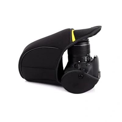 Immagine di BWBVHRHZY Comoda Custodia in Neoprene for Fotocamera Nikon D600 D750 D700 D800 D810 D7500D 7200 D7100 D7000 D90 D80 D3400(Size M)