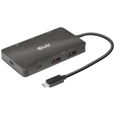 Immagine di club3D CSV 1598 USB C® (USB 3.1) Multiport Hub Nero