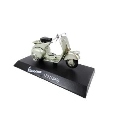 Immagine di OPO 10 Collezione Scooter in Miniatura 1/18 Compatibile con Piaggio Vespa 125 Grigio 1948 Ves0039