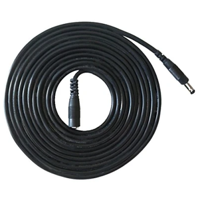 Immagine di Liwinting 3 metri Cavo di prolunga Alimentazione CC 3,5 mm x 1,35 Maschio al Femmina Connettore DC, Adatto Adattatore Alimentazione, Telecamera IP Wireless ecc Nero