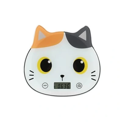 Immagine di I TOTAL® Bilancia da Cucina a Forma di Gatto Precisione al Grammo ORANGE CAT