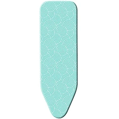Immagine di Minky Copriasse da stiro elastico, grande, in schiuma, color foglia di tè, 122 x 38 cm