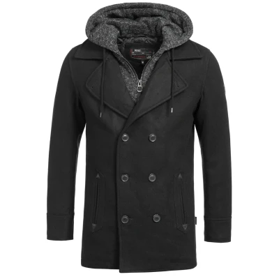 Immagine di Indicode Jeans Cappotto corto, Uomo, Taglia: Small, Black