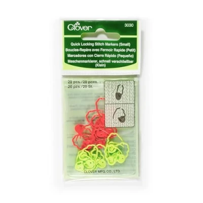 Immagine di clover Chiusura Marcatori per Punti a bloccaggio rapido (Piccoli), Rosso/Verde, Small