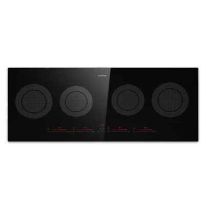 Immagine di Klarstein Piano Cottura Elettrico 5 Piastre, Piasta Induzione Fuochi a Basso Consumo, Vetroceramica con Zone Combinabili, Piastra Incasso Touch 11600W
