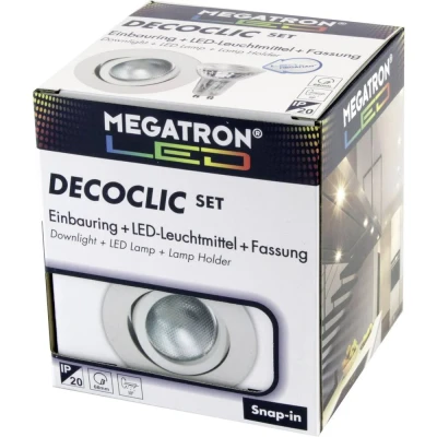 Immagine di Megatron MT75400 Lampada da incasso LED (monocolore) GU10, GU5.3 6 W Bianco