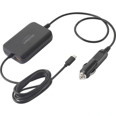 Immagine di VOLTCRAFT VC100WC 3 Caricatore USB 100 W Automobile Corrente di uscita max. 5 A Num. uscite: x USB, presa C®, spina C® Power Delivery (USB PD)