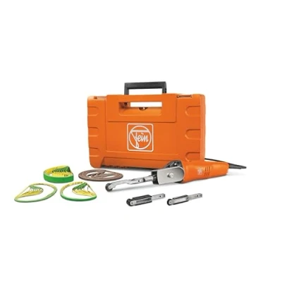 Immagine di Fein BF10 280E 7 228 05 51 00 0 Lima elettrica incl. accessori, valigia 800 W Larghezza nastro 3 mm, 6 20 mm Lunghezza 520