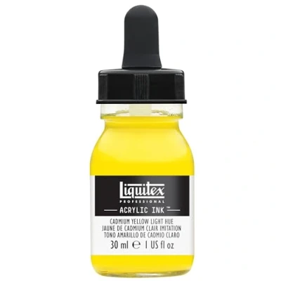 Immagine di Liquitex 4260159 Inchiostro acrilico, 30 ml, colore: Tonalità chiara giallo cadmio