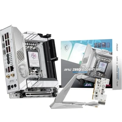 Immagine di MSI MPG Z890I EDGE TI WIFI Mainboard Attacco (PC) #####Intel® 1851 Fattore di forma (dettagli) Mini ITX Chipset della scheda madre Intel® Z890