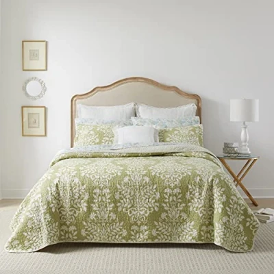 Immagine di Eddie Bauer Rowland Set Trapunta, Cotone, Salvia, Full/Queen