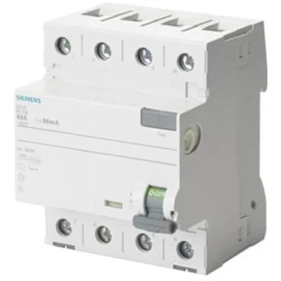 Immagine di Siemens 5SV33443 5SV3344 3 Interruttore differenziale F 40 A 0.03 400 V
