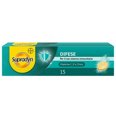 Immagine di Supradyn Difese Integratore alimentare per supportare il sistema immunitario 15 compresse effervescenti