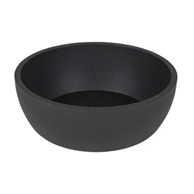 Immagine di District 70 Ciotola per cani in bambù Grigio scuro Small: 14 x 5, 2 cm (570 ml), Small ML)