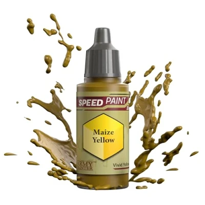 Immagine di The Army Painter Speedpaint 2.0 Maize Yellow, Acrilico Singolo Vernice 18ml Una Soluzione Di Pittura A Strato Per Miniature Da Tavolo Fantasy Come Figure Warhammer 40k e Dungeons and Dragons