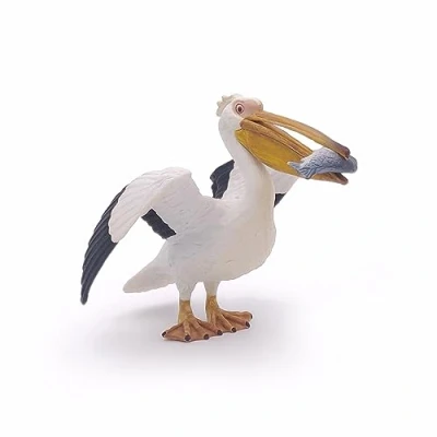 Immagine di Papo 56009 cod Pellicano, Tinta Unita, Colore Bianco Giallo