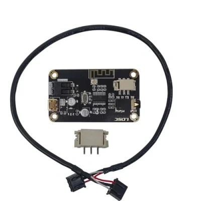 Immagine di DollaTek Modulo di Ricezione Bluetooth, Scheda Ricevitore Audio Stereo Bluetooth Portatile AS1711BT DC 5 35V Elettronica Chip Wireless per Cuffie Fai da Te Home