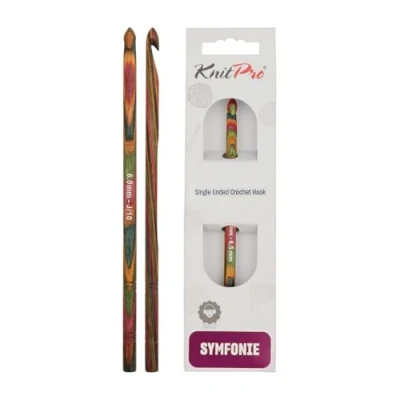 Immagine di KnitPro Symfonie Uncinetto con Una Punta (6 mm), Multicolore