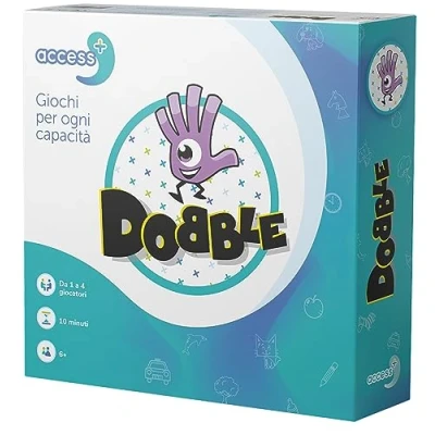 Immagine di Asmodee Dobble Access +, Gioco da Tavolo Concepito per Persone con Disturbi Cognitivi, 1 4 Giocatori, 6+ Anni, Edizione in Italiano