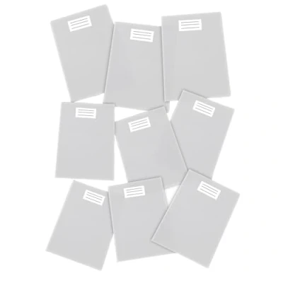 Immagine di Pigna, Coprimaxi Colorato trasparente in PVC, proteggi quaderno, copriquaderno, Formato A4, 210 Micron, con alette e tasca Salva Angoli, Colore Trasparente, 25 pezzi