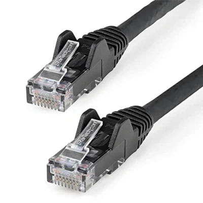 Immagine di StarTech.com N6PATC15MBK Cavo di Rete CAT6, Patch Ethernet, RJ45, UTP, Antigroviglio, 15 m, Nero