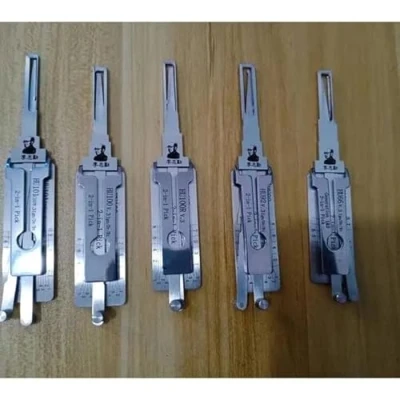Immagine di LiShi, 5 pezzi HU66 v3 HU92 HU100 HU101 HU100R LiShi 2 in 1 scassinatore automatico, grimaldello e decodificatore per auto, lettore chiavi strumenti professionali fabbro