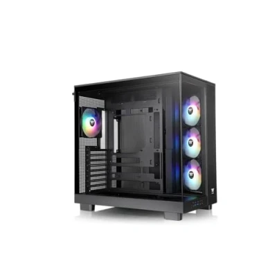 Immagine di Thermaltake Tt View 380 XL TG ARGB Black (mATX, Mini ITX, ATX), Case PC, Nero