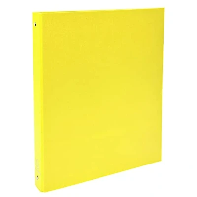 Immagine di Exacompta 51379E 1 Raccoglitore Rigido Foderato Polipropilene 4 Anelli Tondi 30 mm Dorso 40 Dimension Esterne 26x32 cm per Formato A4 Colore Giallo