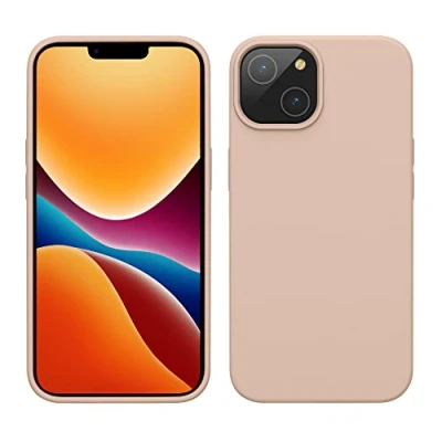Immagine di kwmobile Cover per Apple iPhone 14 Custodia Back Case Caricatore Wireless Antiurto e Flessibile in Silicone TPU coconut swirl