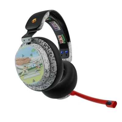 Immagine di Skullcandy PLYR Cuffie da Gioco Wireless Over Ear Multipiattaforma, 24 Ore di Autonomia, Enhanced Sound Perception e Microfono, Compatibili con Xbox, Playstation Computer Street Fighter