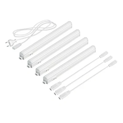 Immagine di Parlat Apparecchi sottopensile a LED Rigel, ciascuno 31,3cm, cavo 40cm, 445lm, bianco, set di 4