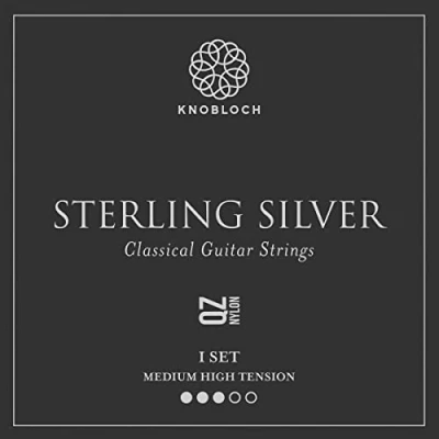 Immagine di KNOBLOCH STRINGS THE ART OF VIBRATION 400SSQ STERLING SILVER QZ Nylon Medium high Tension 34.0
