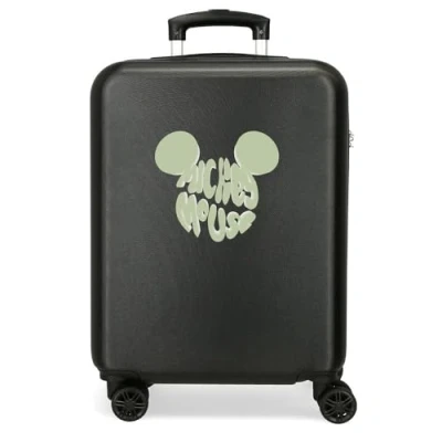 Immagine di Disney Valigia per bambini rigida Chiusura a combinazione Laterale 4 ruote Bagagli Mano è realizzato in ABS, un materiale rigido e leggero., Multiverse, cabina