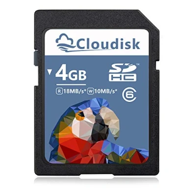 Immagine di Cloudisk Scheda SD 4GB SDHC Classe 6 Flash Memory Card Fotocamera Digitale