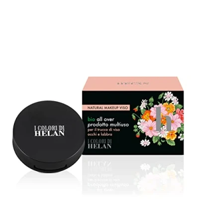 Immagine di Helan Blush in Crema Polveroso, Morbido e Sottile Ideale come Terra Make Up Viso, Labbra Ombretto Occhi, Fard Multiuso con Finish Bronzer per Makeup Luminoso Naturale, Trucchi Donna 9 ml