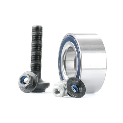Immagine di MEYLE 100 498 0337 Kit Cuscinetto ruota Assale anteriore bilaterale con materiale di montaggio ORIGINAL Quality 82 a sfere