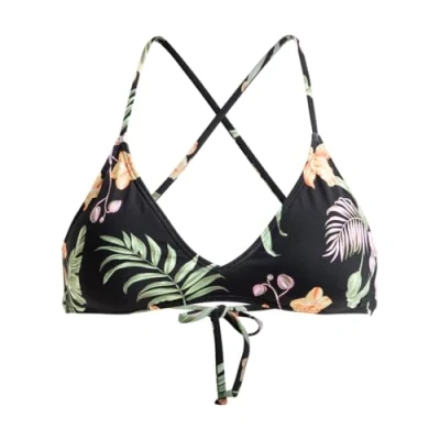 Immagine di Roxy Classics Athletic Bikini pezzo sopra, Donna, Taglia: Small, Anthracite island escape
