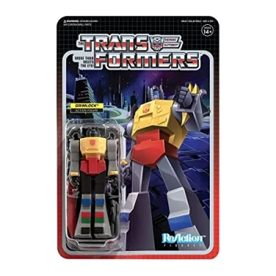 Immagine di SUPER7 Transformers Grimlock Figura Reazione, Multicolore, RE TRANW02 GML 01