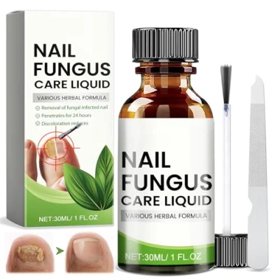 Immagine di Micosi Unghie Piedi, Trattamento Antimicotico Piedi con 1 lima per unghie, Nutre e Lenisce Le Unghim, Cura delle Danneggiate, Rinforza la struttura dell&#039;unghia, 30ml