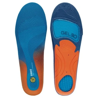 Immagine di Sidas soletto Cushioning Gel 3D, Forma 3D Anatomica, Unisex, CSEESCUSH3D, Blu, L:42 43