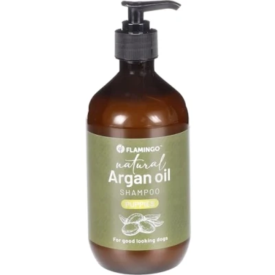 Immagine di Flamingo Shampoo Naturale con Olio di ARGAN per Cuccioli 500ML