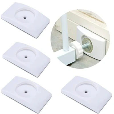 Immagine di protezione da parete per cancello di sicurezza, 4 pezzi, cancelli e scale, bambini, estensione cancelli,