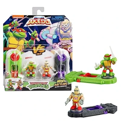 Immagine di Akedo Legends Of Tartarughe Ninja, mini guerrieri da combattimento contro confezione Raphael Vs Krang