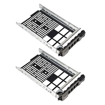 Immagine di Heretom Set di 2 Hard Drive Tray Caddy 3,5 Pollici F238F 0F238F Vassoio per Dell PowerEdge T710 R710 R410 R510 T410 T310 T610 R310 T620 R720 R820 R530 T430 MD3400 and more Hot Swap staffa