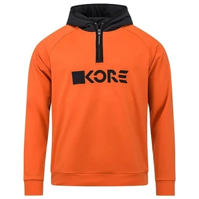 Immagine di HEAD Felpa con Cappuccio Kore Tech, Arancione Fluo, M Uomo